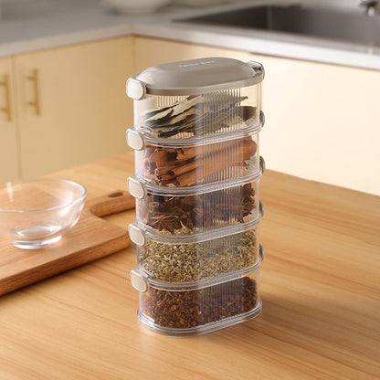 Multilayer Seasoning Storage Box