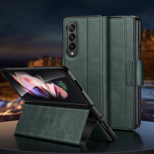 Magnetic Buckle Stand Folding Leather Case For Samsung Galaxy Fold5/4/3/2