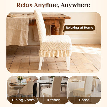 💥🪑Dining Chair Slipcover Set✨Instant holiday upgrade! Refresh your dining space🎄