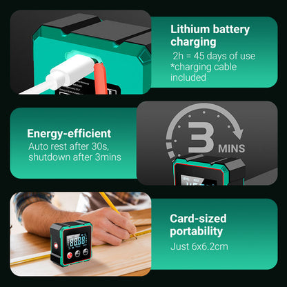 🔥Magnetic Digital Angle Finder with Electronic Laser