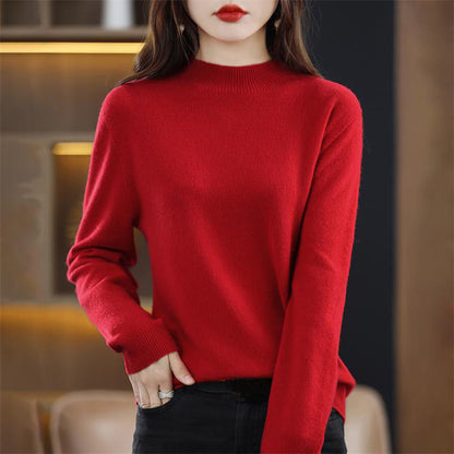 Half Turtleneck Loose Sweater