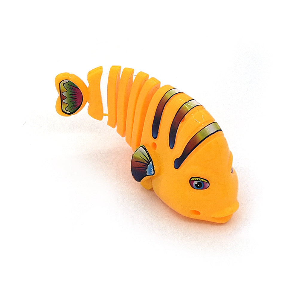 Plastic Wind-Up Wiggle Fish Toys