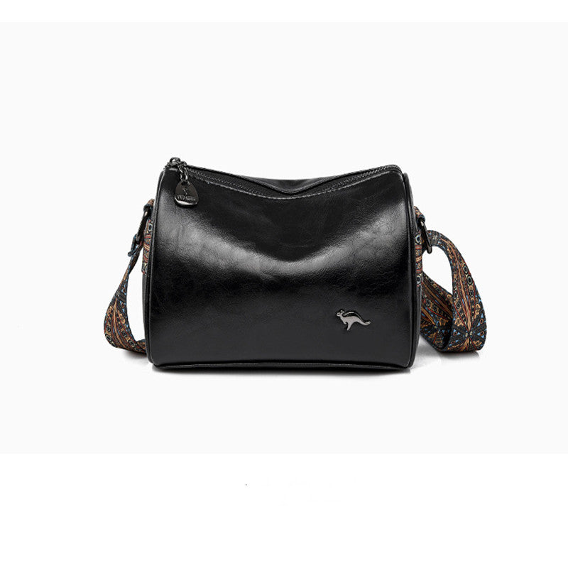 Retro Fashion Leather Crossbody Shoulder Bag