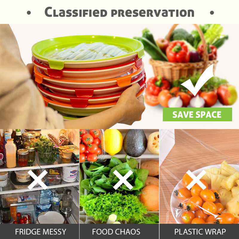 OFY Round Food Preservation Tray