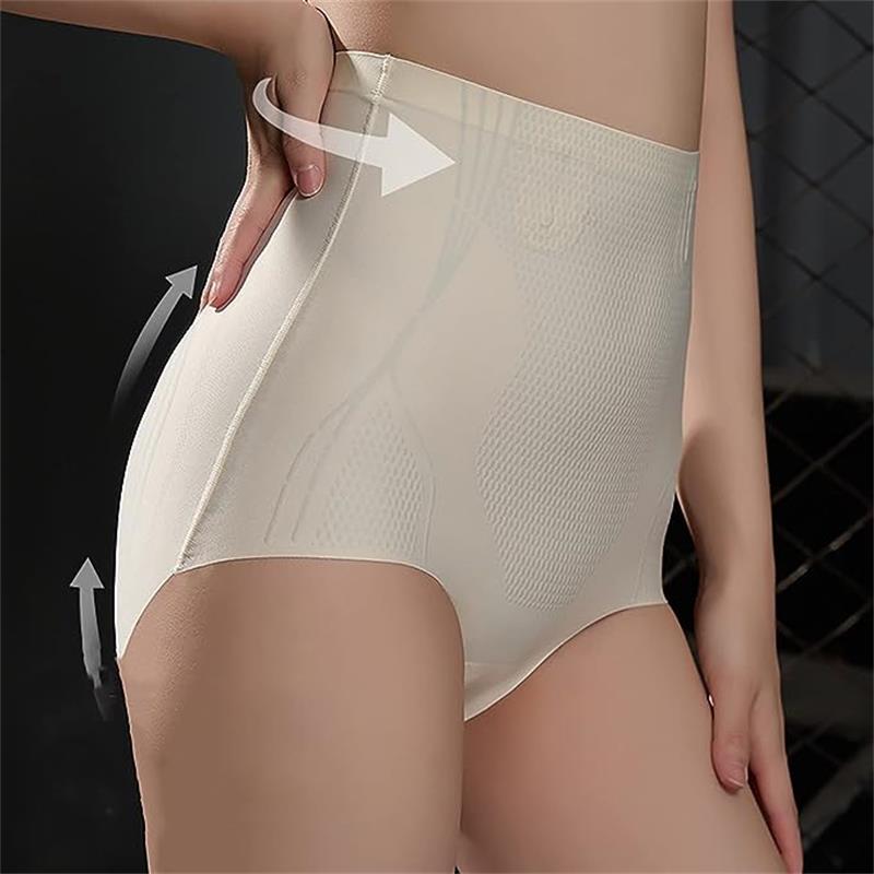 Ice Silk Ion Fibre Repair Shaping Shorts, Tummy Control Underpants