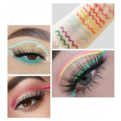 20 PCS Multi-Color Waterproof Long-Lasting Eyeliner Pencil Set