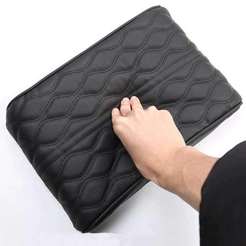 Memory Foam Leather Car Armrest Box Pad