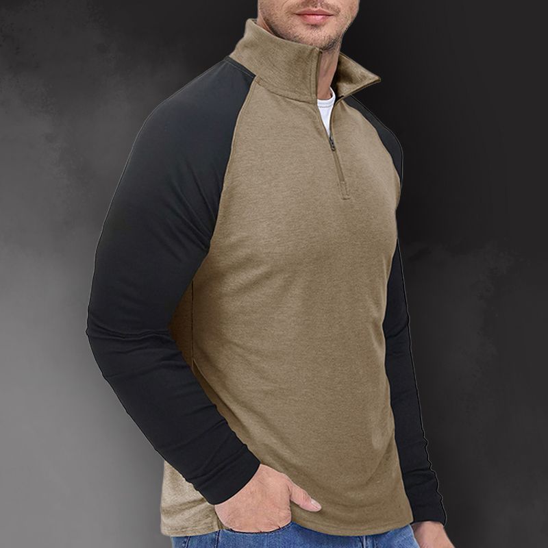 Men's Long-sleeved Turtleneck Sweatshirt