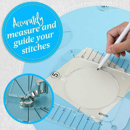 DIY Sewing Patchwork Ruler (12-Piece Set)