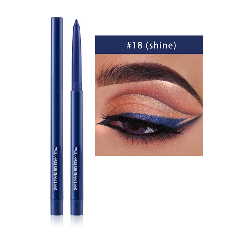 20 PCS Multi-Color Waterproof Long-Lasting Eyeliner Pencil Set