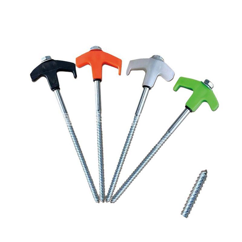 8" Screw-in Tent Stakes Ground Anchors（BUY 1 GET 1 FREE）