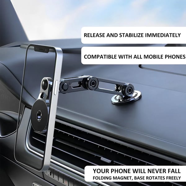 Universal 360° PRO Rotation All-metal Magnetic Car Phone Holder