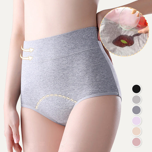 High Waist Breathable Antibacterial Women's Menstrual Period Panties