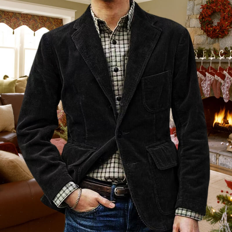 Men's Winter Corduroy Blazer