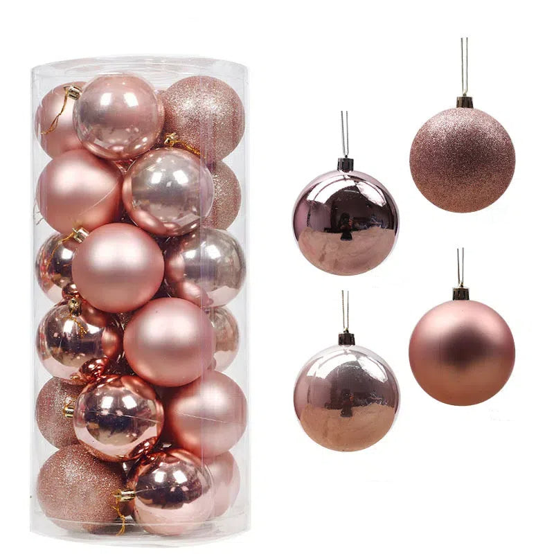 🎄24 PCS Shatterproof Christmas Ball for Hanging Decor