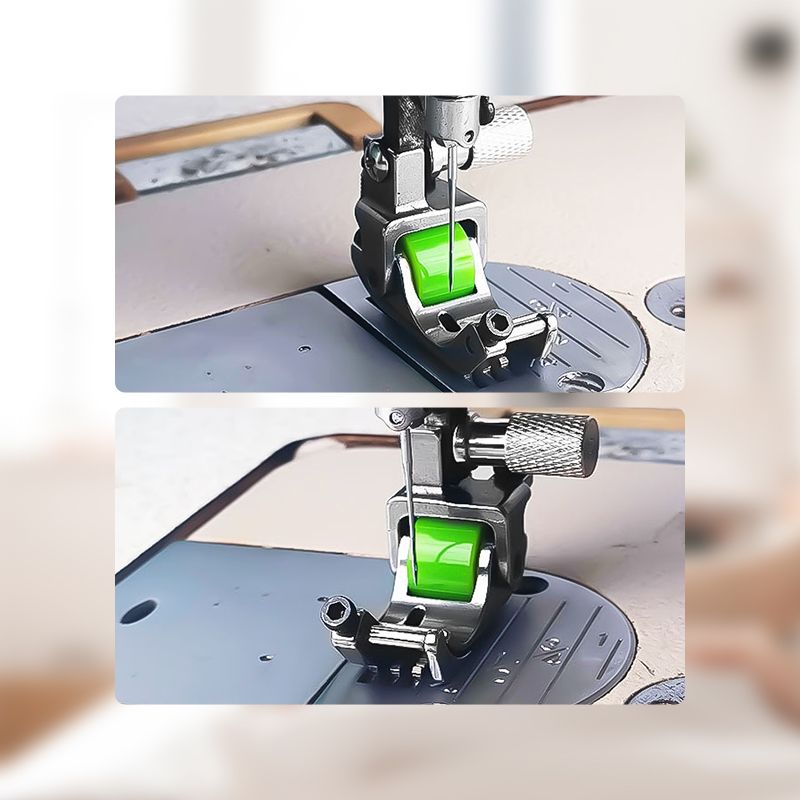 Versatile Adjustable Roller Presser Foot for Sewing Machine