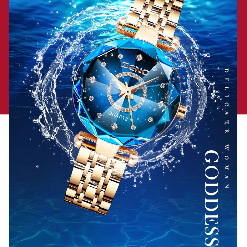 STARRY WOMEN'S STAINLESS STEEL WATCH