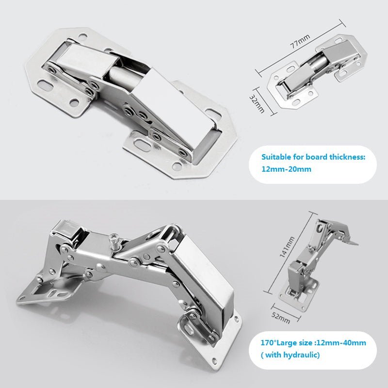 Cabinet Hinge - Easy Installation Bridge Shaped Door Hinges