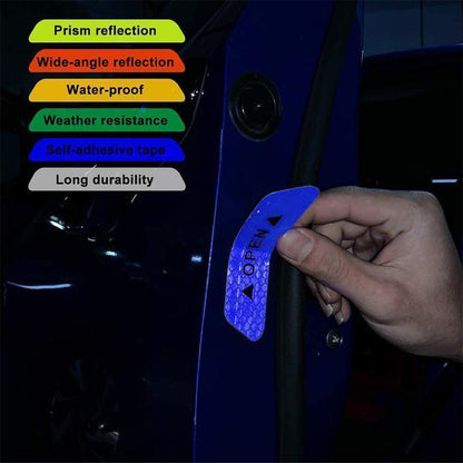 Car Anti-collision Reflective Warning Sticker (4 PCS)