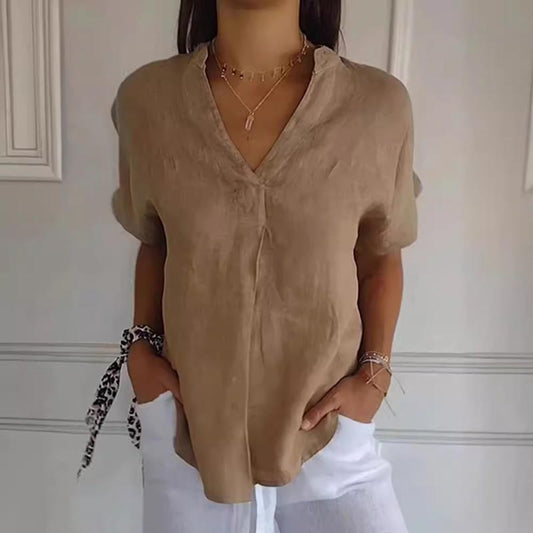 ✨2024 Summer New Arrivals✨Women’s Comfortable Casual V-neck Tops