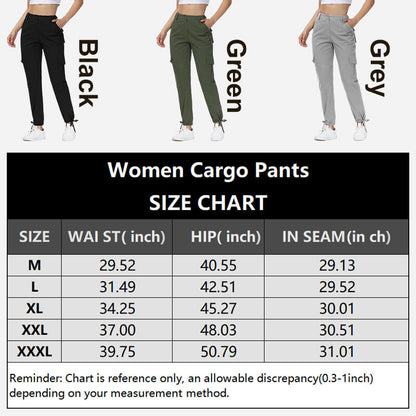 Women Cotton Stretch Cargo Pants