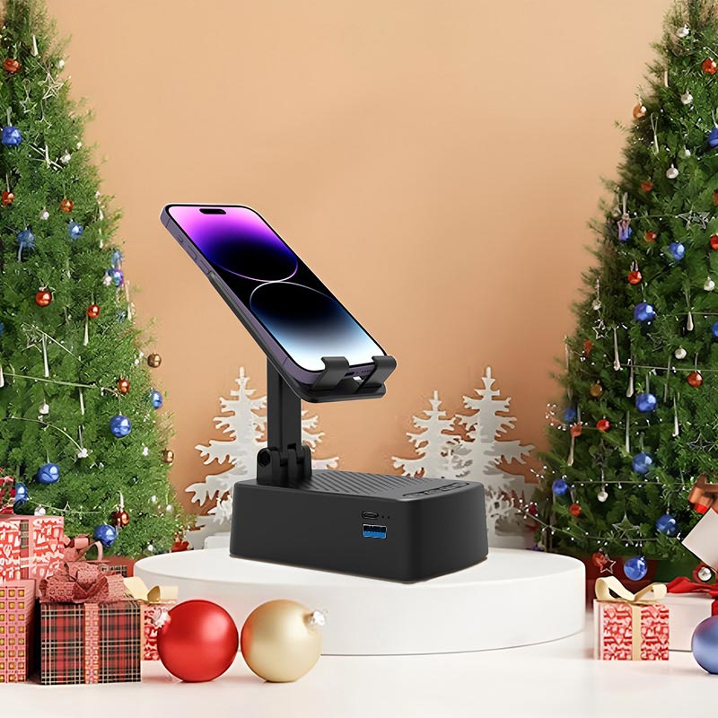 [Creative Gift] Portable Phone Stand Wireless Bluetooth Speakers