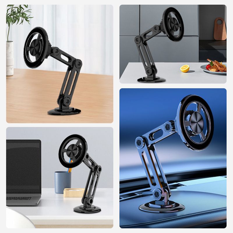 360-degree Rotation All-metal Magnetic Car Phone Holder