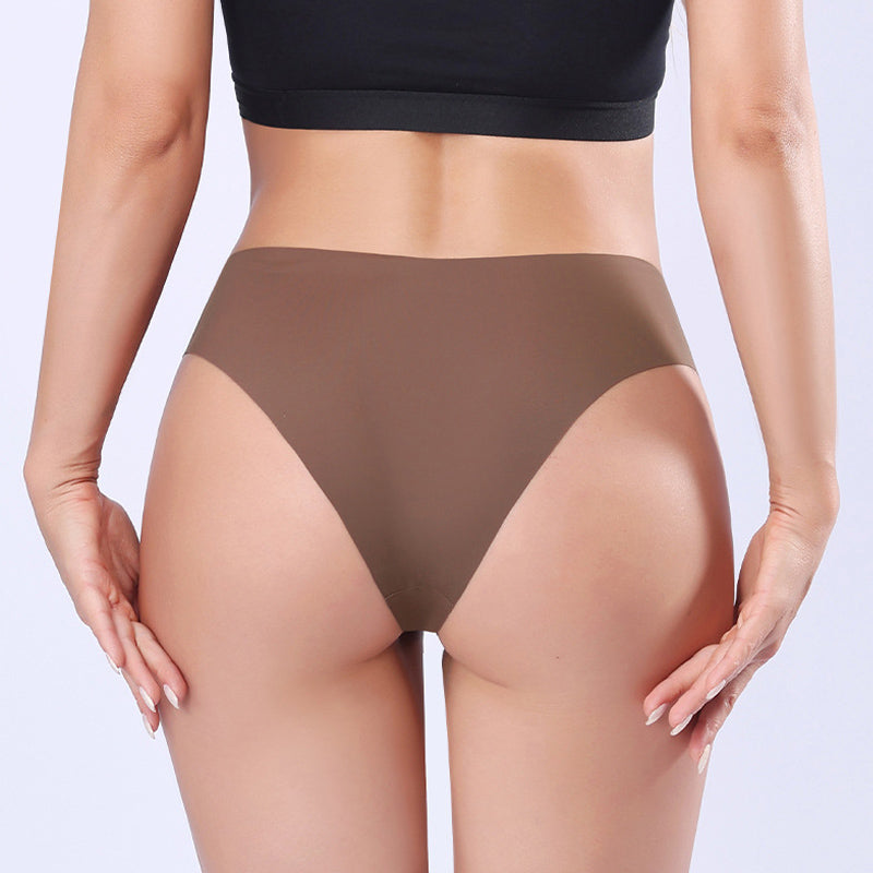 Seamless Sexy Underwear With A Low Waist Made Of Ice Silk