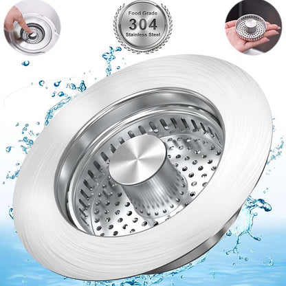 Kitchen Sink Drain Strainer & Stopper