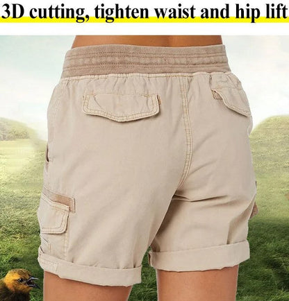 Popular High Waist Women's Cargo Shorts