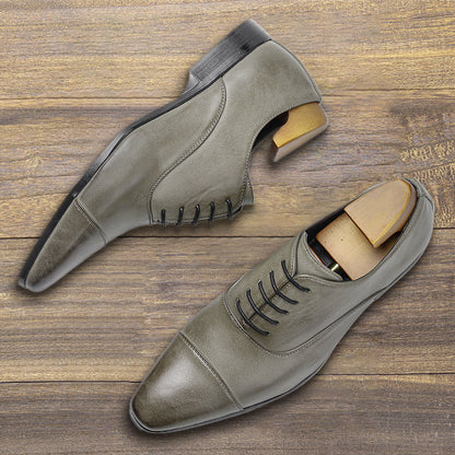 Perfect Gift-High-End Pointed Leather Men's Business Shoes