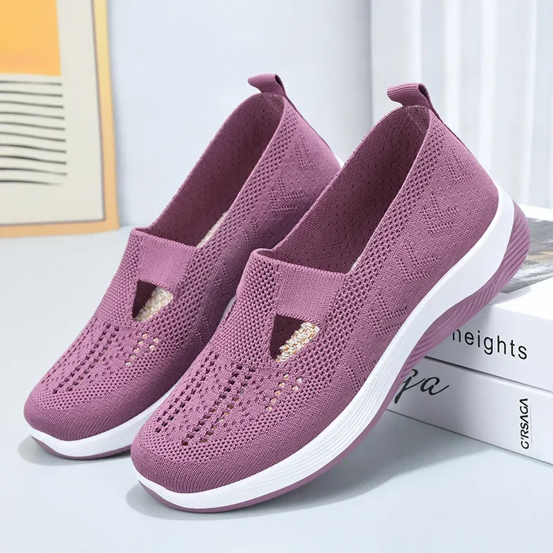 Women's Woven Orthopedic Breathable Soft Sole Shoes