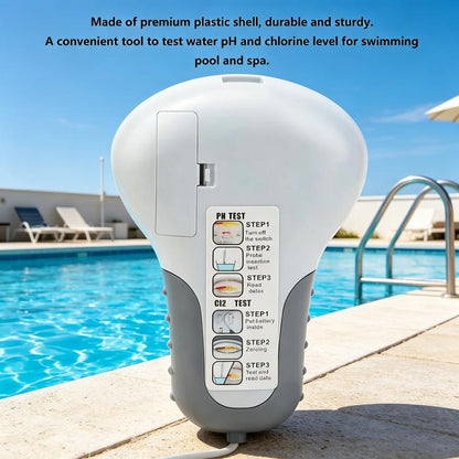 🔬💧 pH & Cl2 Pool Tester – Precise Measurement of pH & Chlorine in Your Pool – Simple, Fast, Reliable. 🔥🏊