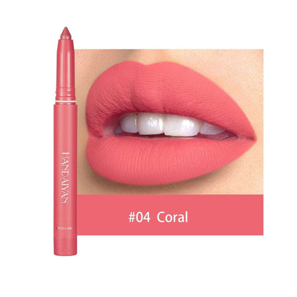 12 Colors Rotating Sharpenable Matte Lipstick Pencils