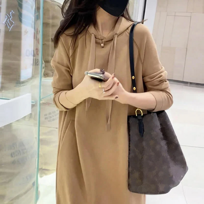 Women's Hooded Chic Loose Dress