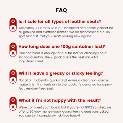 Interior Cleaning Cream for Cars