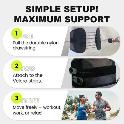 🔥Adjustable Double Pulley Breathable Lumbar Support Shaping Waist Belt