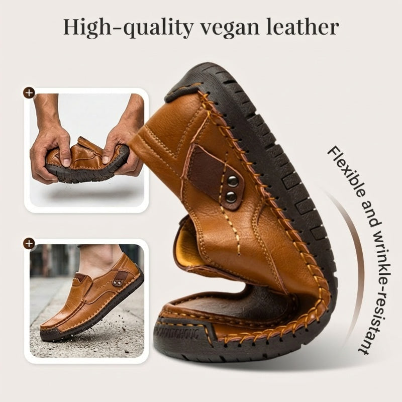 💎 64% OFF! 💎 Classic Men’s Slip-On Leather Shoes – Premium Calfskin, All-Day Comfort & Effortless Style