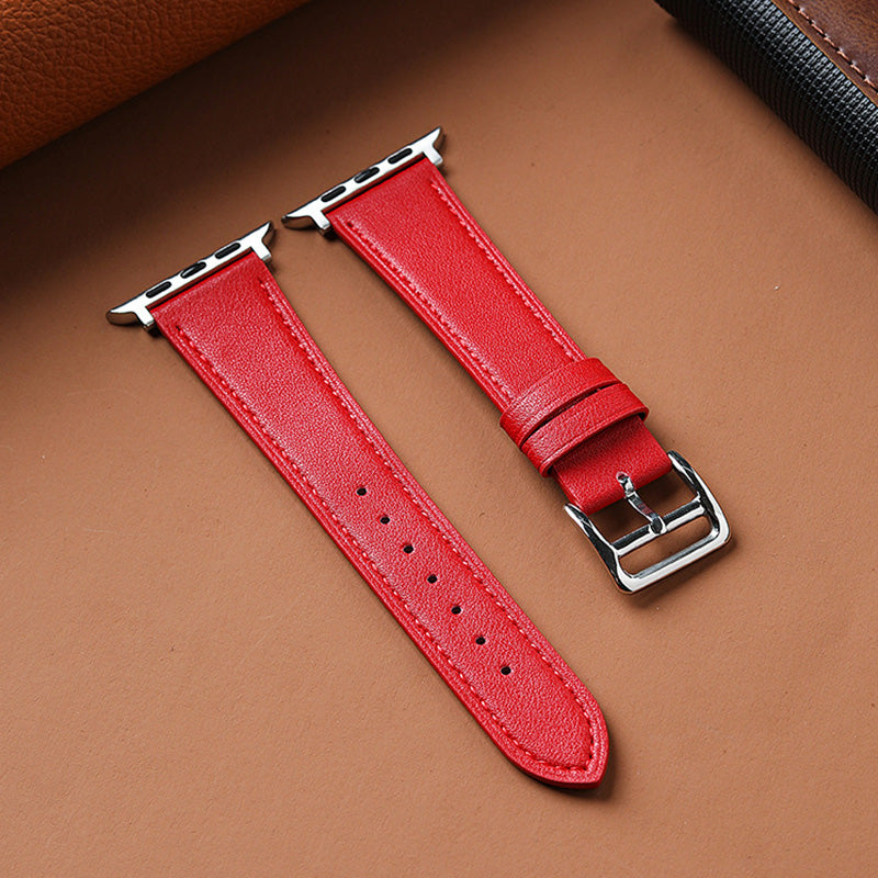 Leather Watch Band Compatible for Apple Watch 38mm 40mm 42mm 44mm 45mm 49mm