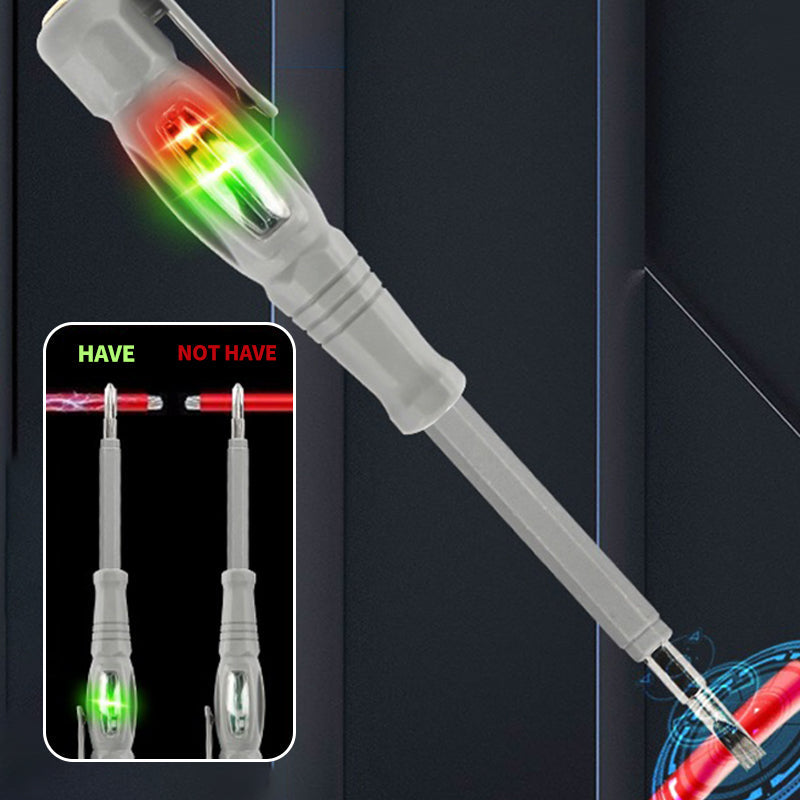 ⚡Dual-Use Screwdriver-Type Voltage Tester with Light Display