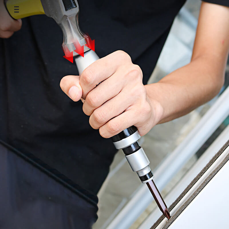 Impact Screwdriver Hammer Head Sets With Box