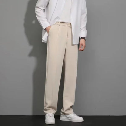 Ice Silk Straight Leg Pants