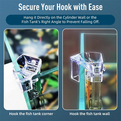 Multi-Function Efficient Transparent Feeder for Fish Tanks