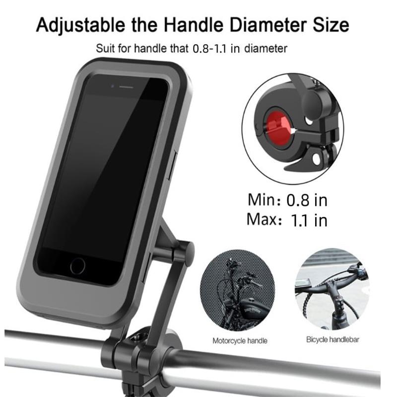 Waterproof Bicycle & Motorcycle Phone Holder