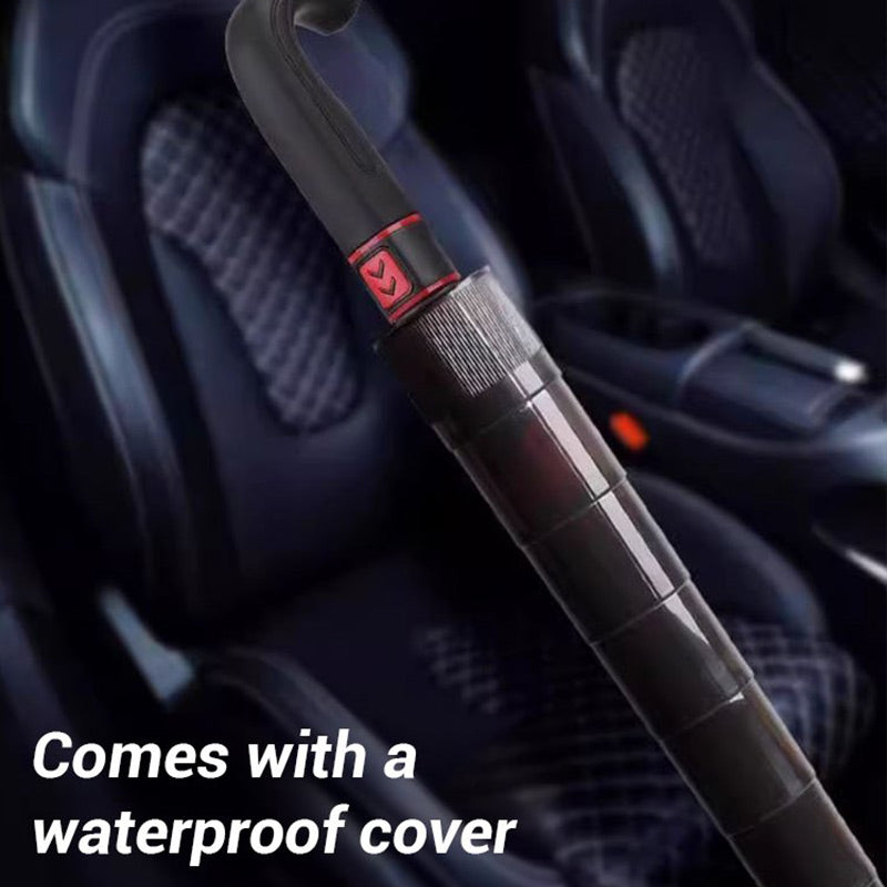 Self-Retractable Weather-Resistant Umbrella with Waterproof Cover