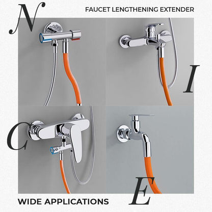 Universal Rotating External Booster Faucet Extender