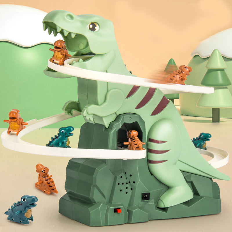 🎅Xmas Sales 🎄Electric Dinosaur Chase Race Track Playset