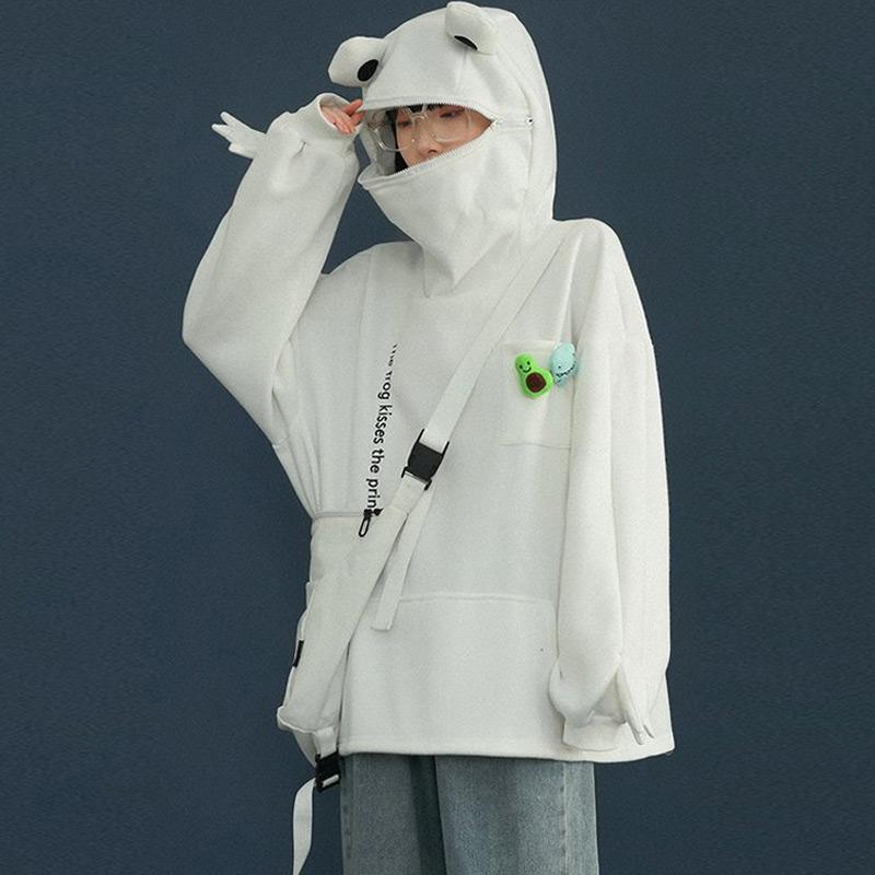 Frog Head Hooded Sweatshirt