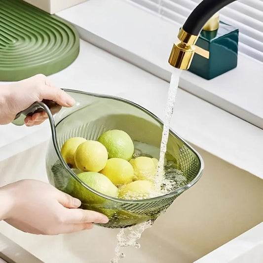 Multi-functional Clear Draining Basket