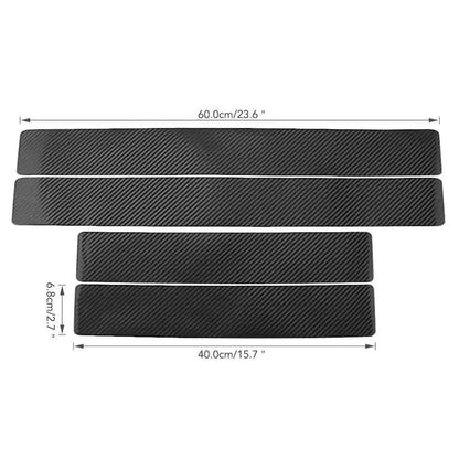 Carbon Car Door Scratch Strip Anti-kick Film Protective Pad